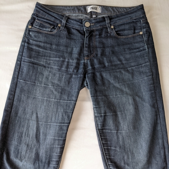 Paige Skyline Skinny Jeans Dark Wash Women's Size 28 - Picture 5 of 11